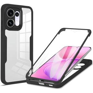 Techsuit Калъф с протектор за екран Techsuit ColorVerse 360 Series - Oppo Reno16 F / Reno16 FS - Черен