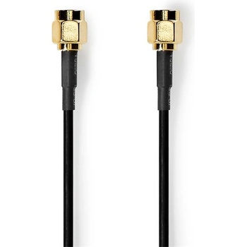 Nedis CSGL02000BK50 SMA кабел, позлатен, 50 Om, екраниран, 5 m (CSGL02000BK50)