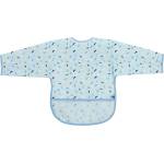 Kikkaboo Непромокаем лигавник с ръкави и джоб Arty Blue Pattern (31303030060) - tary