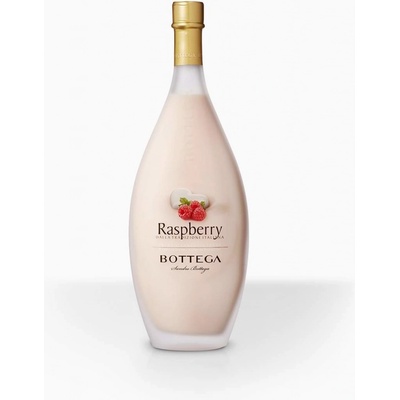 Bottega Liquore Raspberry Cream maliny se smetanou 15% 0,5 l (čistá fľaša)