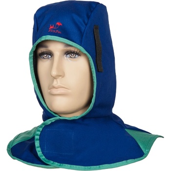 Weldas Качулка за заваряване Weldas Fire Fox от огнеупорен памук, синя (23-6680)