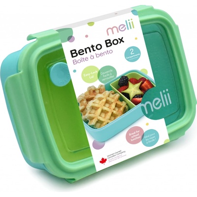Melii Bento Box krabička na desiatu 880 ml Modrá