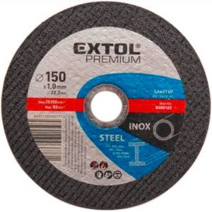 Extol Premium диск за рязане на стомана/неръждаема стомана, 150 x 1, 0 x 22, 2 мм 8808105 (8808105)