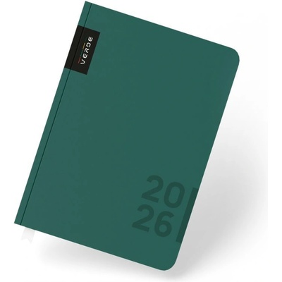 Karton P+P VERDE A5 denní 2026 zelený