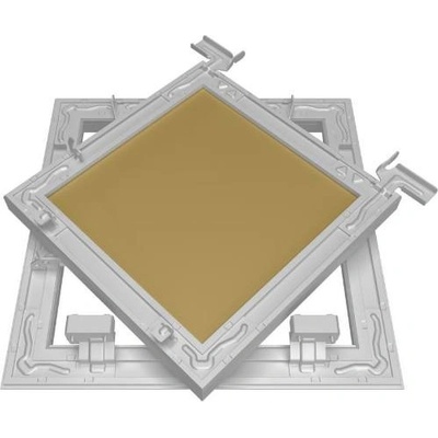 Euronářadí Dvířka revizní 200 x 200 mm ALU bílé