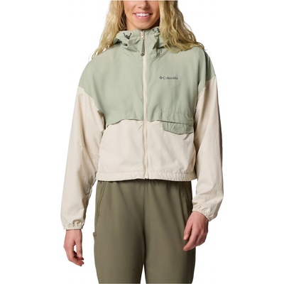 Columbia Дамско ветрозащитно яке Columbia Women's Spire Valley Cropped Windbreaker Windproof jacket - Safari / Dark Stone - размер XL (118-0357-0315)