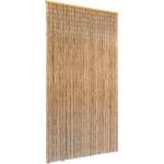 vidaXL Завеса за врата против насекоми, бамбук, 100x220 cм (43723)