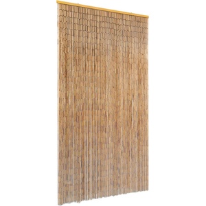vidaXL Завеса за врата против насекоми, бамбук, 100x220 cм (43723)