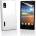 LG E610 Optimus L5 Твърд Калъф Бял + Протектор