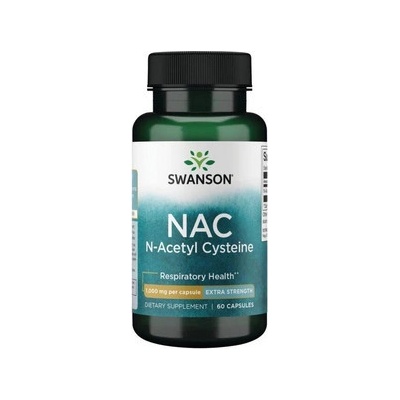 Swanson NAC N-Acetyl Cysteine 1000 mg 60 kapsúl