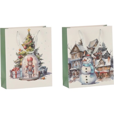 DARČEKOVÁ TAŠKA VIANOČNÁ „FROZEN CHRISTMAS“ 30 x 42 x 12 CM bal.=12ks*0689