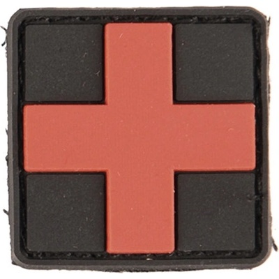 Mil-Tec PATCH 3D FIRST AID PVC M.KLETT čierna SM 16830302