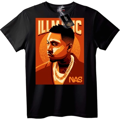 NOONEBRAND Тениска NAS Illmatic - 2XL, Black