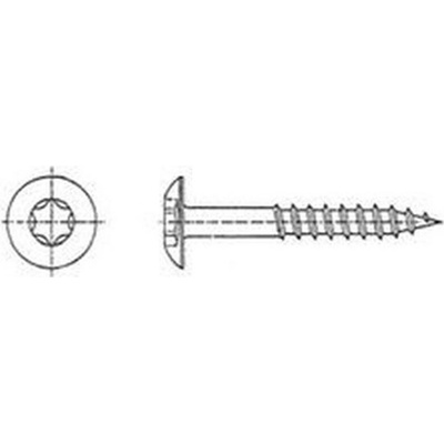Killich vrut 4.8x25 A2 NEREZ plochá hlava fasádna TORX TRESPO [1 ks]