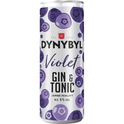 Dynbyl Violet Gin & Tonic 6% 0,25 l (plech)