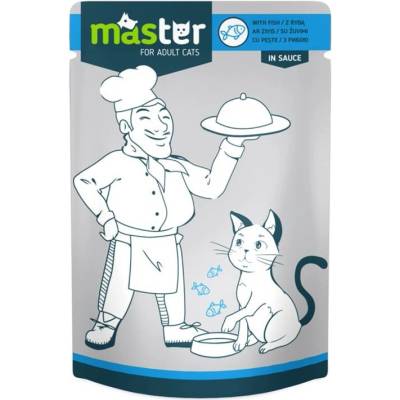 Master Adult s rybou v omáčce 80 g