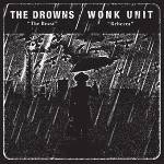 Drowns & Wonk Unit - Split (Black Ice) (Coloured) (LP) (0810096652980)