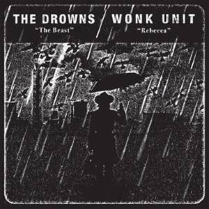 Drowns & Wonk Unit - Split (Black Ice) (Coloured) (LP) (0810096652980)