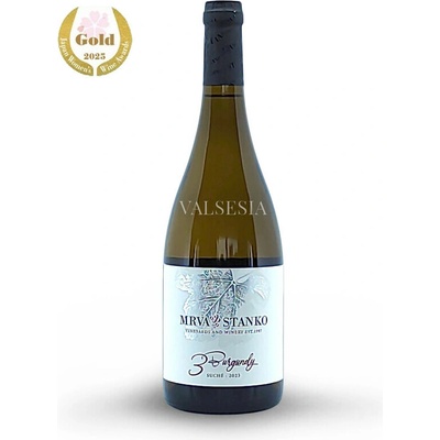 Mrva & Stanko 3 Burgundy suché biele 2023 13% 0,75 l (čistá fľaša)