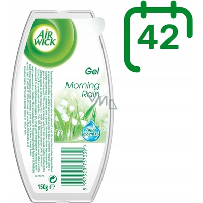 Air Wick gel Morning Rain gélový osviežovač vzduchu so sviežou vôňou 150 g