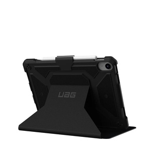Urban Armor Gear Gear Metropolis Case - удароустойчив хибриден кейс от най-висок клас за iPad 10 (2022) (черен)