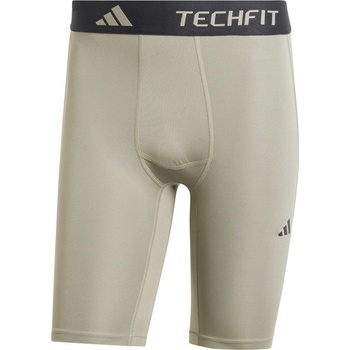 adidas TECHFIT COMPRESSION TRAINING SHORT LEGGINGS sivá čierna