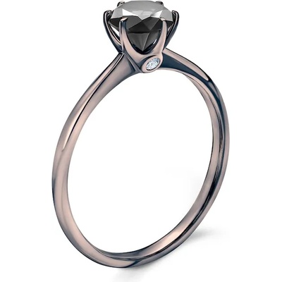 SAVICKI Годежен пръстен The Journey: черно злато, черен диамант