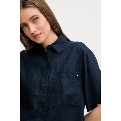 Ленена риза Tommy Hilfiger (WW0WW44720)