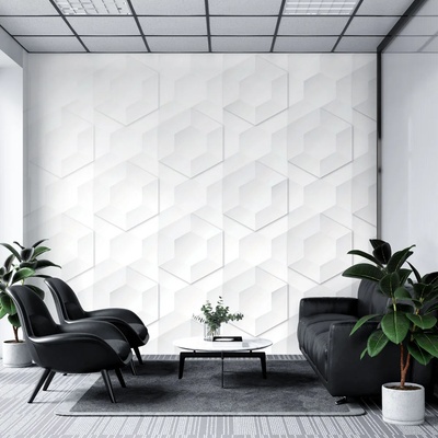 Art gift Фототапет - Бели шестоъгълници