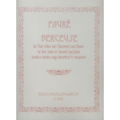 Berceuse for flute clarinet or oboe and piano op. 16