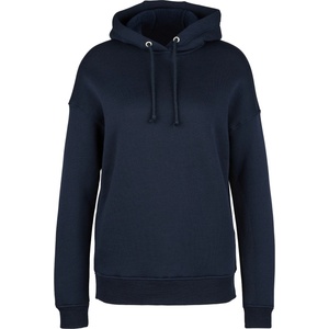Stoic Дамски вълнен пуловер Stoic Women's MerinoFlatFleece240 SolbergSt. Hoody Merino hoodie - Dark Navy (105-6705-0114)