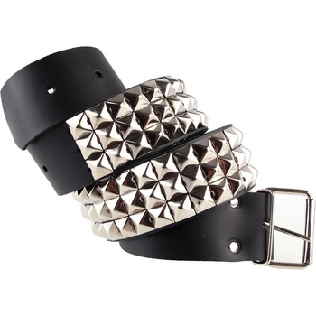 Image 1 of Black & metal ПИРАМИДНА лента 3- pas - 075