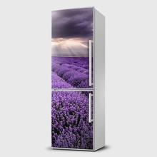 E-shop24 Pi5SL1238 Fototapeta samolepící na lednice - Levandulové pole Rozměr 65x120 cm