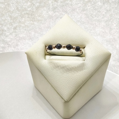 Katyba Prsteny Turmalín černý S04