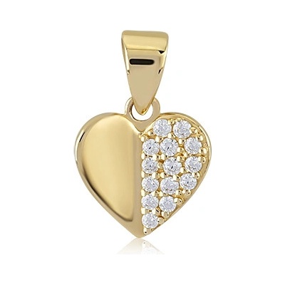 Lillian Vassago Zlaté srdíčko se zirkony LLV06 GP137