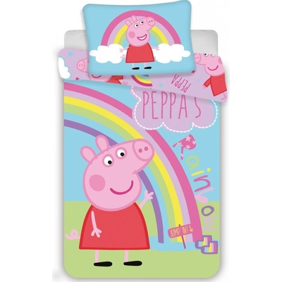 Jerry Fabrics obliečky Peppa Pig 016 100 x 135 cm 40 x 60 cm