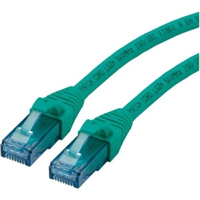 Roline Patch кабел UTP CAT6a LSOH, защита от издърпване, 1, 5 m, зелен 21.15. 2734-100 (21.15.2734-100)