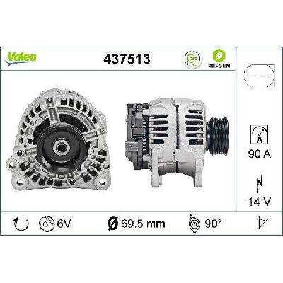 Generátor VALEO 437513