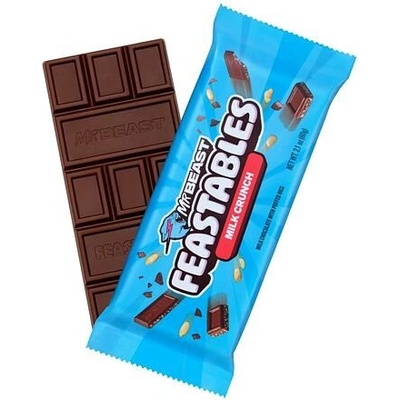 Feastables MrBeast Milk Crunch mléčná s pufovanou rýží 60 g