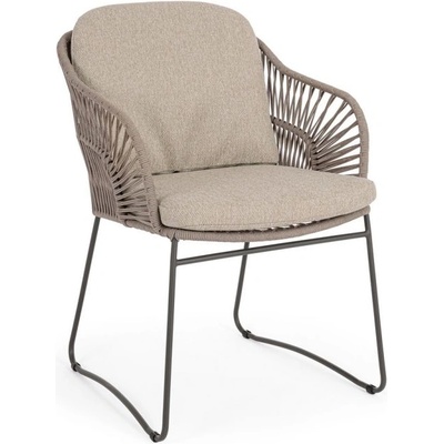 Bizzotto Стол Carles с подлакътници и възглавница (0660651)