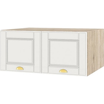 ИРИМ Горен кухненски шкаф Сити АРФ-Бяло мат-09-112 80 см