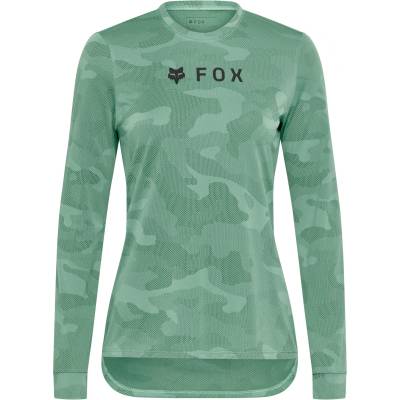 FOX Racing Дамска фланелка с дълъг ръкав за колоездене FOX Racing Women's Ranger Tru Dri L/S Jersey Cycling jersey - Pine (156-2580-0512)