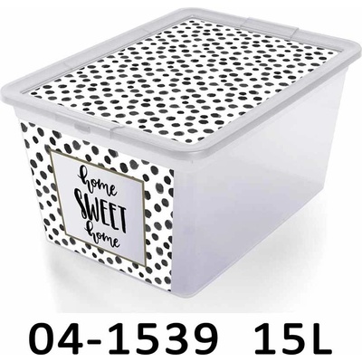 Branq úožný box Deco 15L tečky 04-1539-DOT