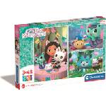 Clementoni - Puzzle 3x48 Gabby dollhouse - 40 - 99 piese