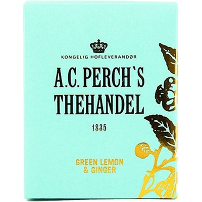 A.C. Perch's Thehandel Zelený čaj GREEN LEMON & GINGER 10 čajových vrecúšok