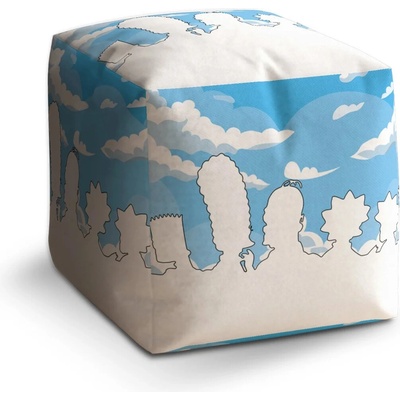 Sablio Taburet Cube Cartoon 1: 40x40x40 cm