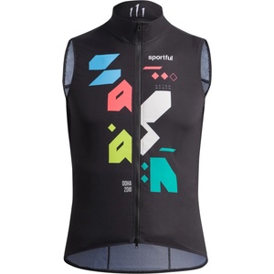 Sportful Мъжки елек за колоездене Sportful Sagan Pro 2 Vest Cycling vest - Black / Sagan 10th Anniversary - размер XXL (054-0423-0115)