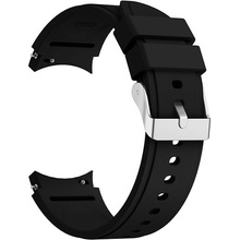 ESES - Silikonový řemínek pro Samsung Galaxy Watch 4 Watch 5 Watch 6 černý 1530002267