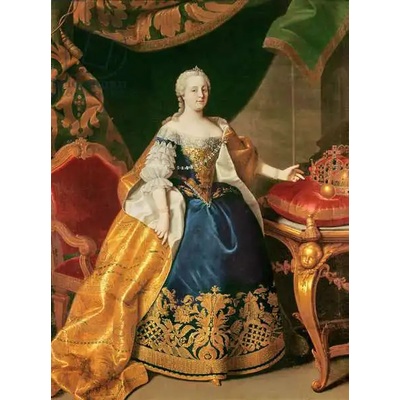 Obrazy - Mytens or Meytens, Martin II: Portrait of the Empress Maria Theresa of Austria (1717-80) - reprodukce obrazu