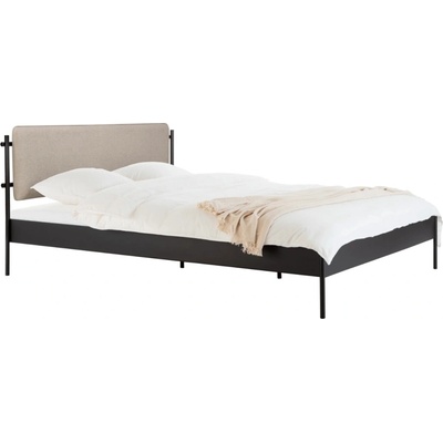 Noo.ma Eton s béžovým čelem a roštem Černá kovová – Zboží Mobilmania